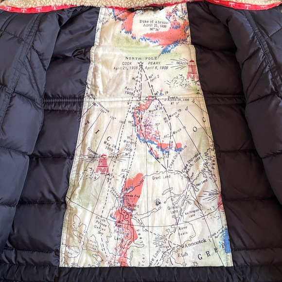 Barbour Landry Long Quilted Down Coat - Picture 9 of 10